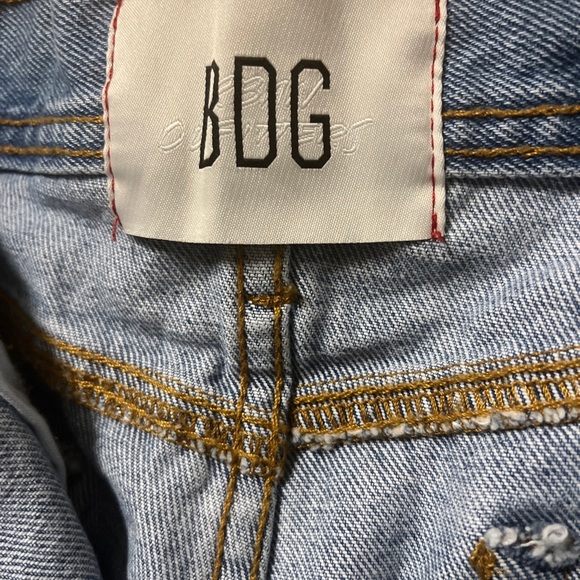 BDG Urban Outfitters Mens Blue Jeans Size 33/32* Light Wash Dad Slim Tapered Fit - Picture 4 of 6